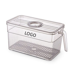 Refrigerator Storage Box with Handle and Cover