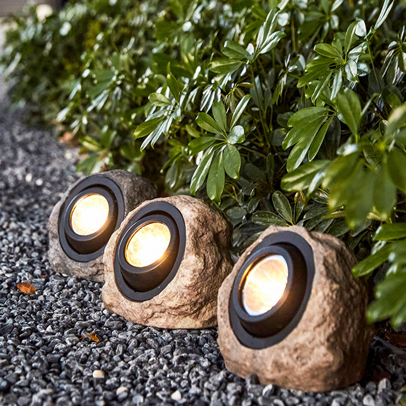 Garden Solar Rock Light