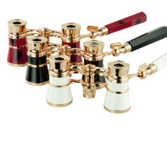 3x25 Retro Opera Glasses-Metal Binocular With Handle