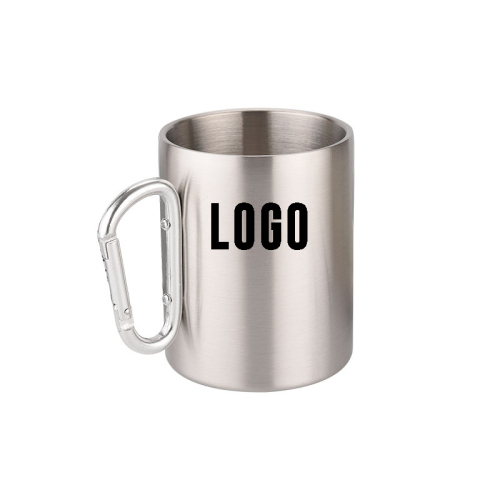 300ml Outdoor Carabiner Metal Mug