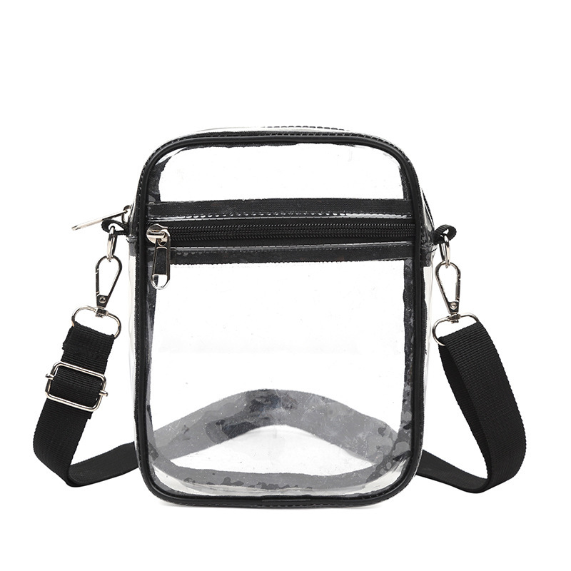 Clear PVC Crossbody Bag