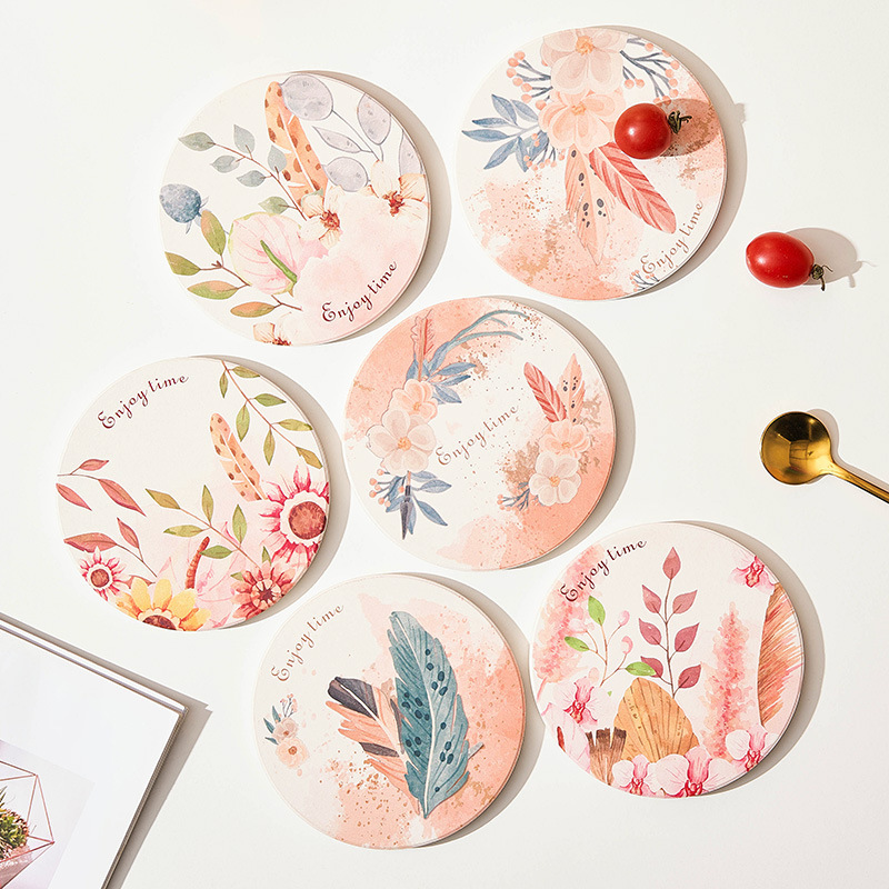 Absorbent Ceramic Stone Coasters