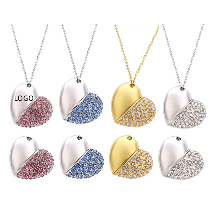 Heart Shaped USB Flash Drive for Women