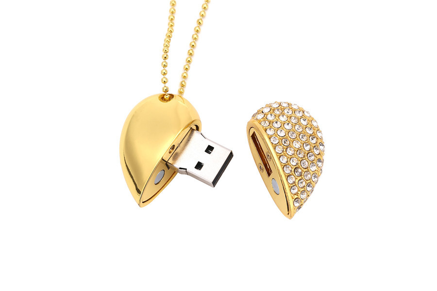 Heart Shaped USB Flash Drive for Women