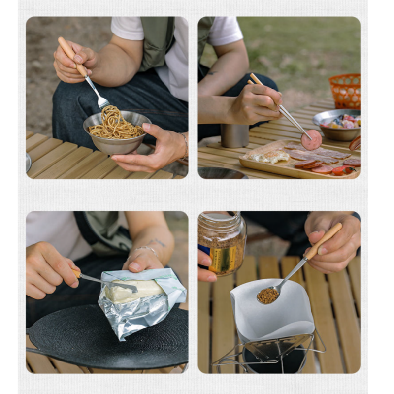 Travel Camping Stainless Steel Cutlery Set