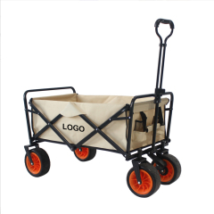 Camping Cart,Folding Trolley Portable Shopping Pushcart