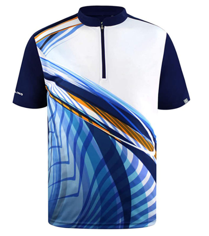 Stand Collar Zipper Bowling Uniform