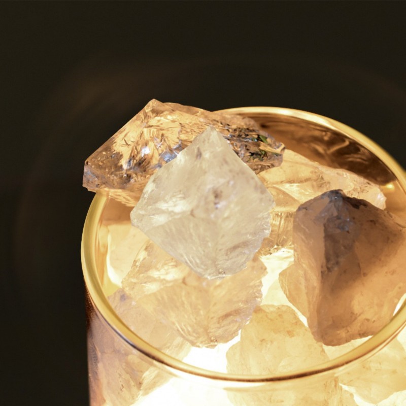 Indoor Crystal Stone Aromatherapy with USB Wooden Base