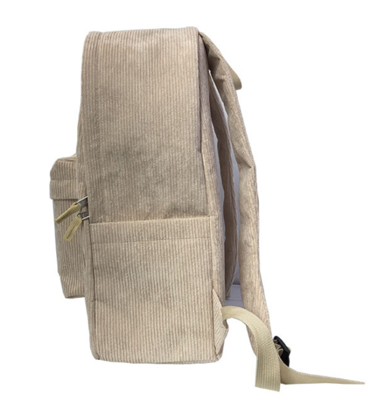 Preppy Corduroy Backpack
