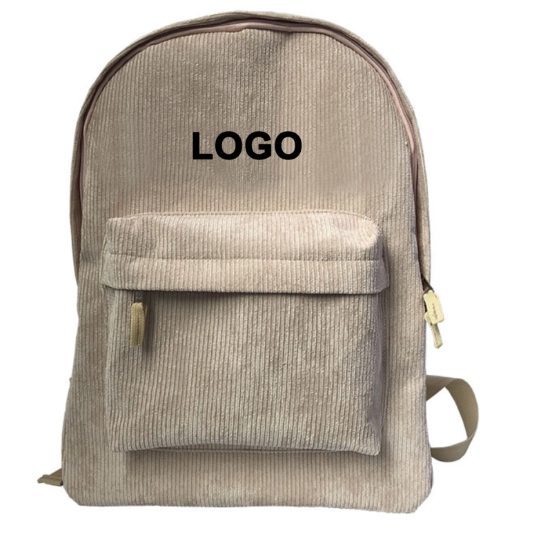 Preppy Corduroy Backpack
