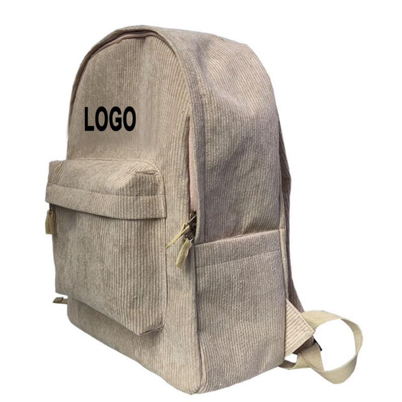 Preppy Corduroy Backpack