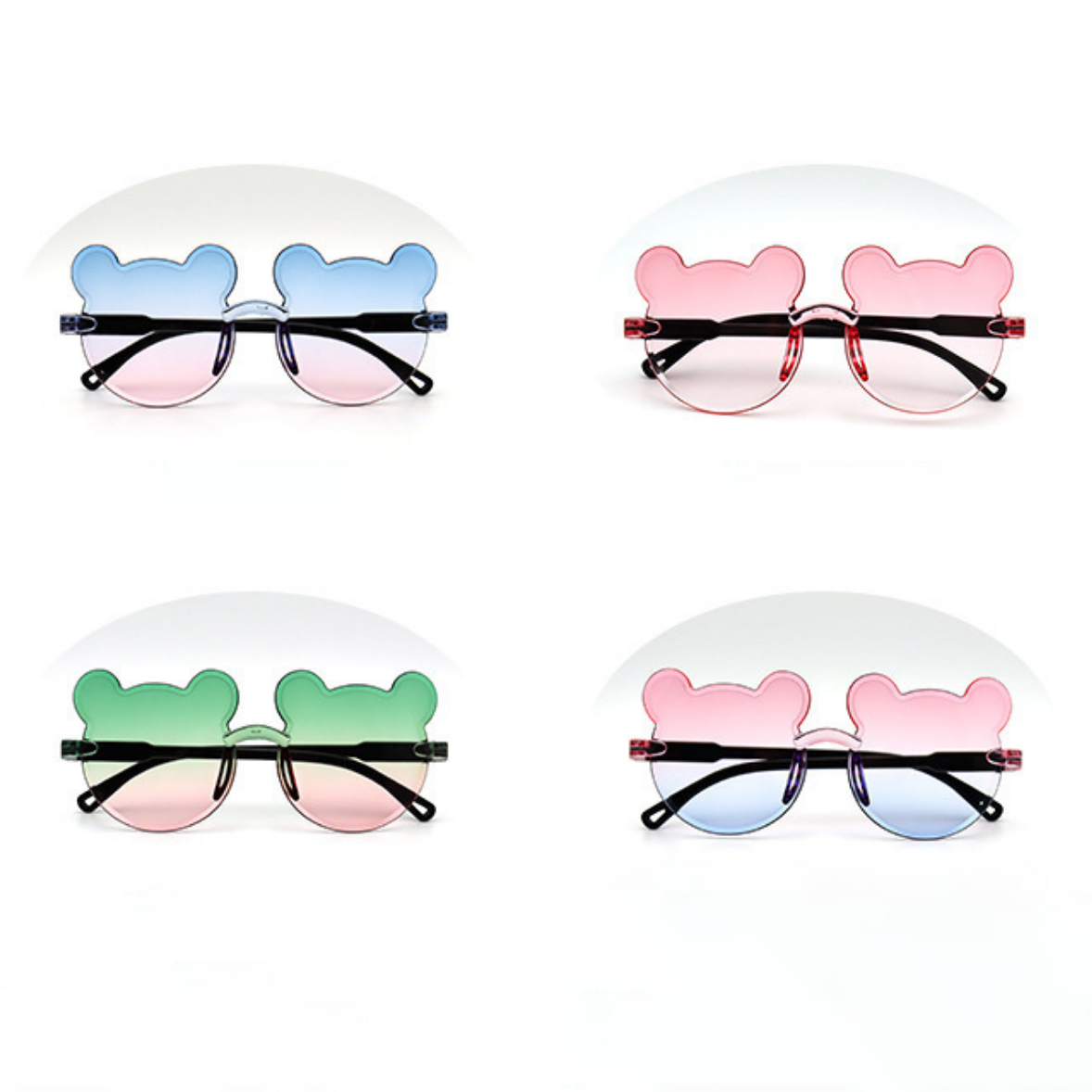 Kids Sunglasses Girls Cute Bear Sunglasses
