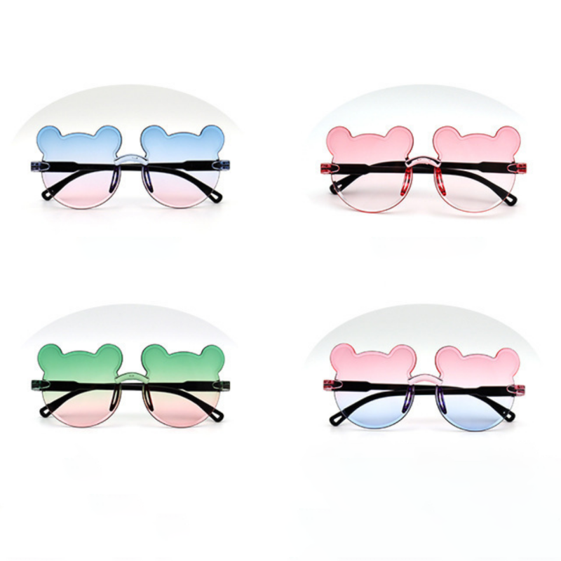 Kids Sunglasses Girls Cute Bear Sunglasses