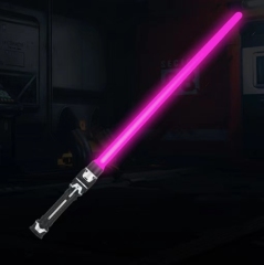 Induction laser sword