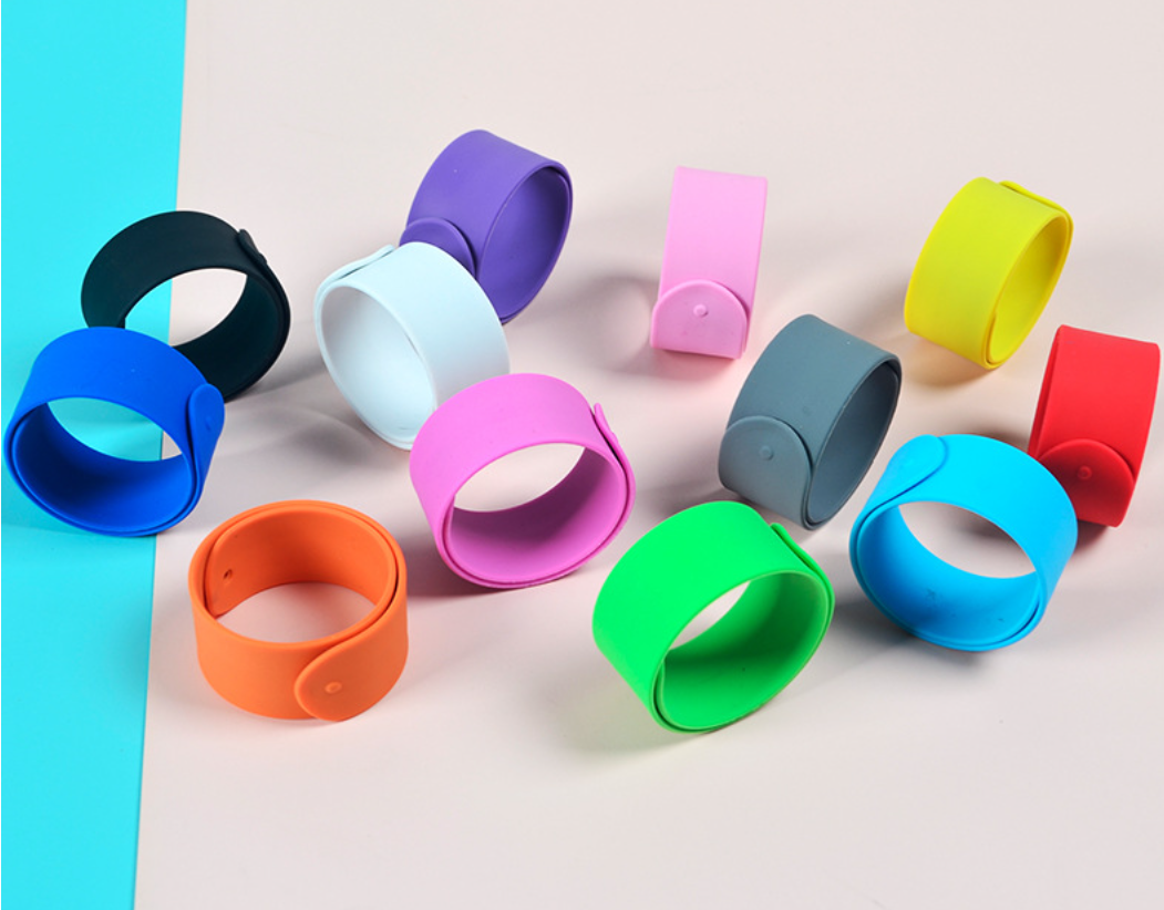Children's Silicone Snap Ring Bracelet