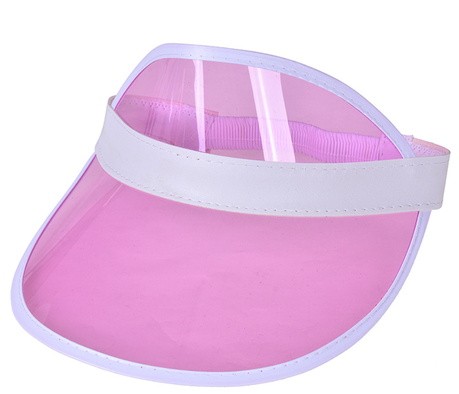 Outdoor Plastic Transparent Sun Hat