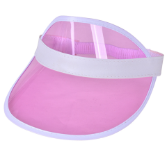 Outdoor Plastic Transparent Sun Hat