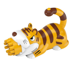 Children's Handheld Electric Cartoon Bubble Gun with Light
