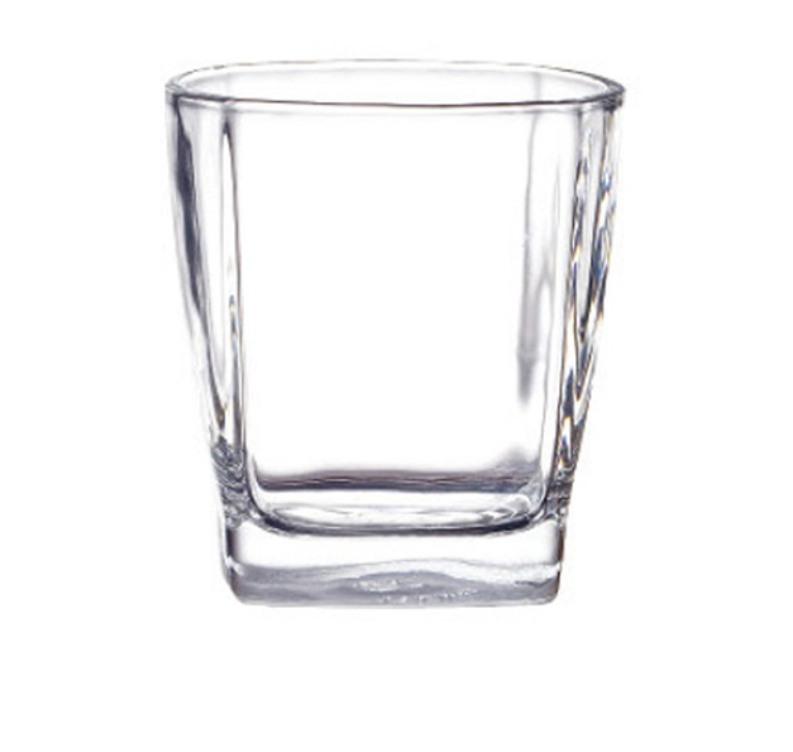 9.5 oz Square Glass Whiskey Spirits Foreign Wine Glass