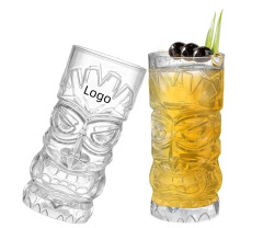 Bar TIKI Hawaiian Ghost Face Jar Luminous Wine Cup