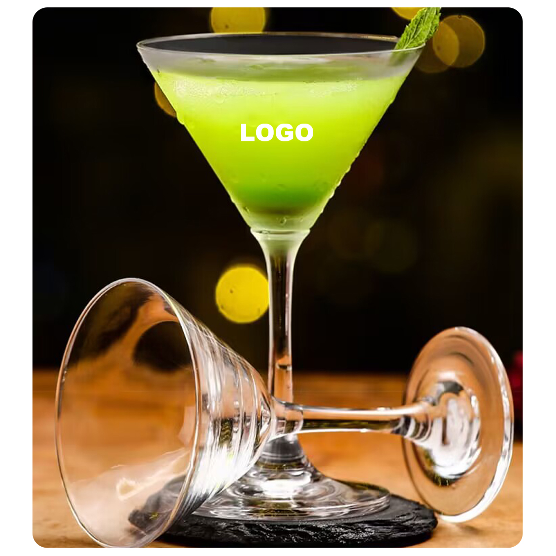 7OZ Martini Champagne Cocktail Glass