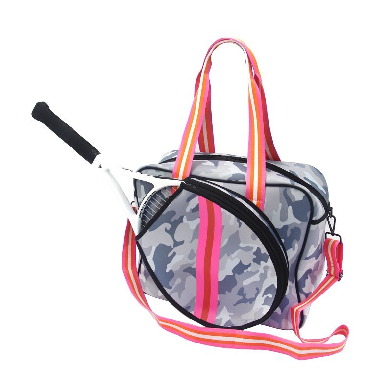 Neoprene Tennis Bag with Zipper & Shoulder Strap