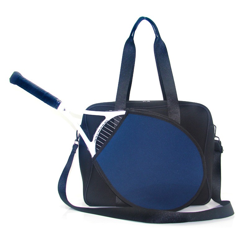 Neoprene Tennis Bag with Zipper & Shoulder Strap