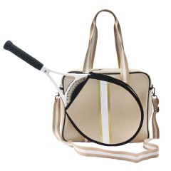 Neoprene Tennis Bag with Zipper & Shoulder Strap