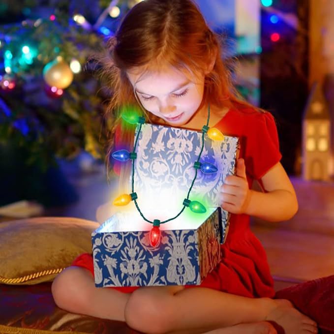 Christmas Light Bulb Necklace