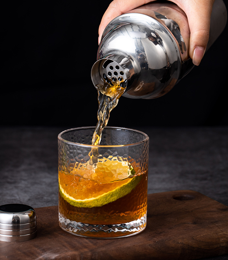 Custom Stainless Steel Cocktail Shaker, 12oz/18oz/25oz