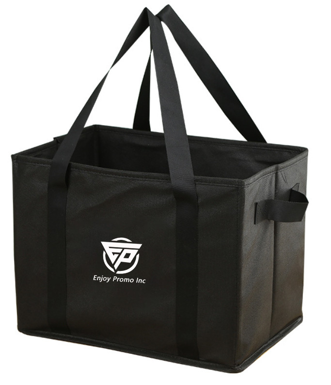 Insulated Food Delivery Bag, Reusable Shopping Grocery Tote