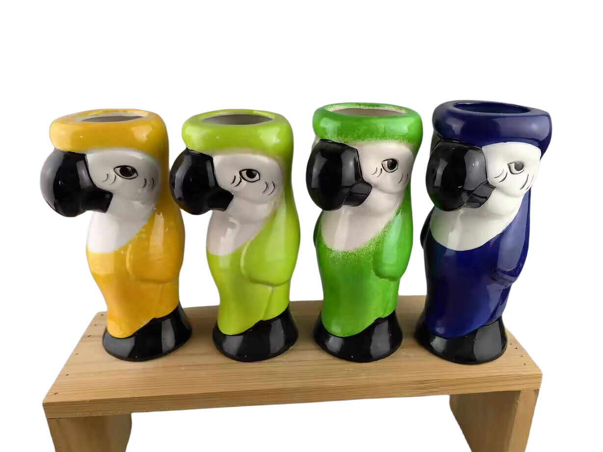 Bar Tiki Cocktail Glass Hawaiian Ceramic Mug