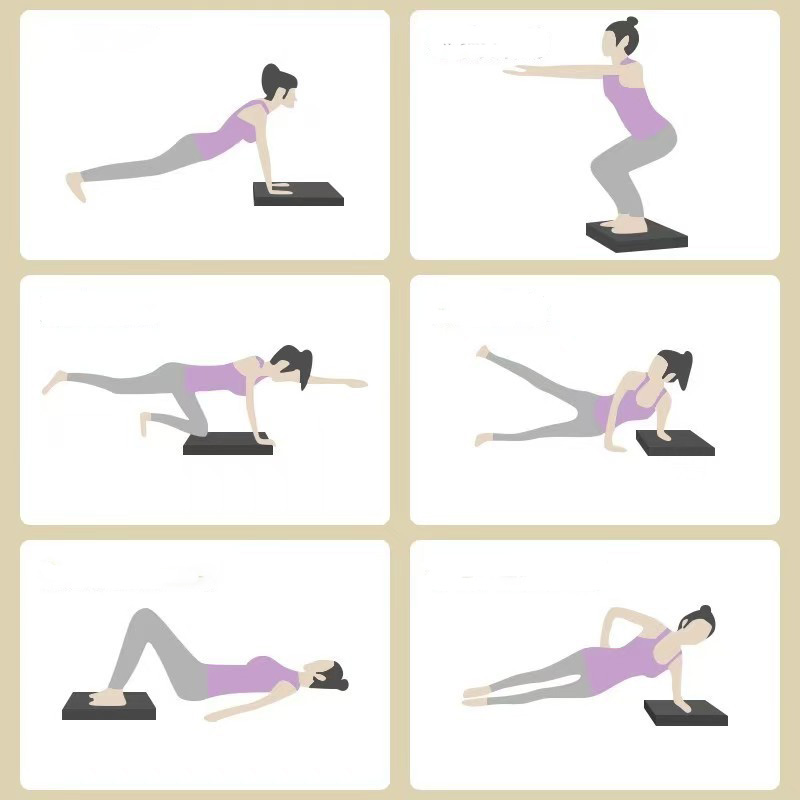 Non-Slip Cushioned Foam Yoga Mat & Knee Balance Pad