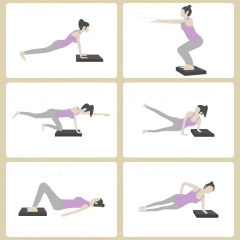 Non-Slip Cushioned Foam Yoga Mat & Knee Balance Pad