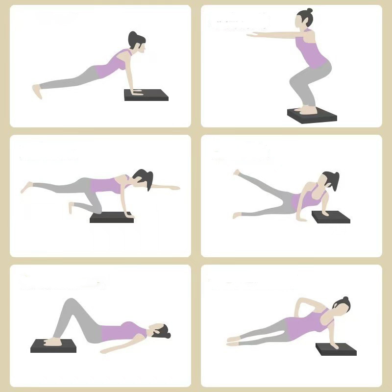 Non-Slip Cushioned Foam Yoga Mat & Knee Balance Pad