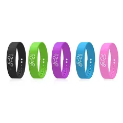 Vibration Reminder Silicone Smart Bracelet