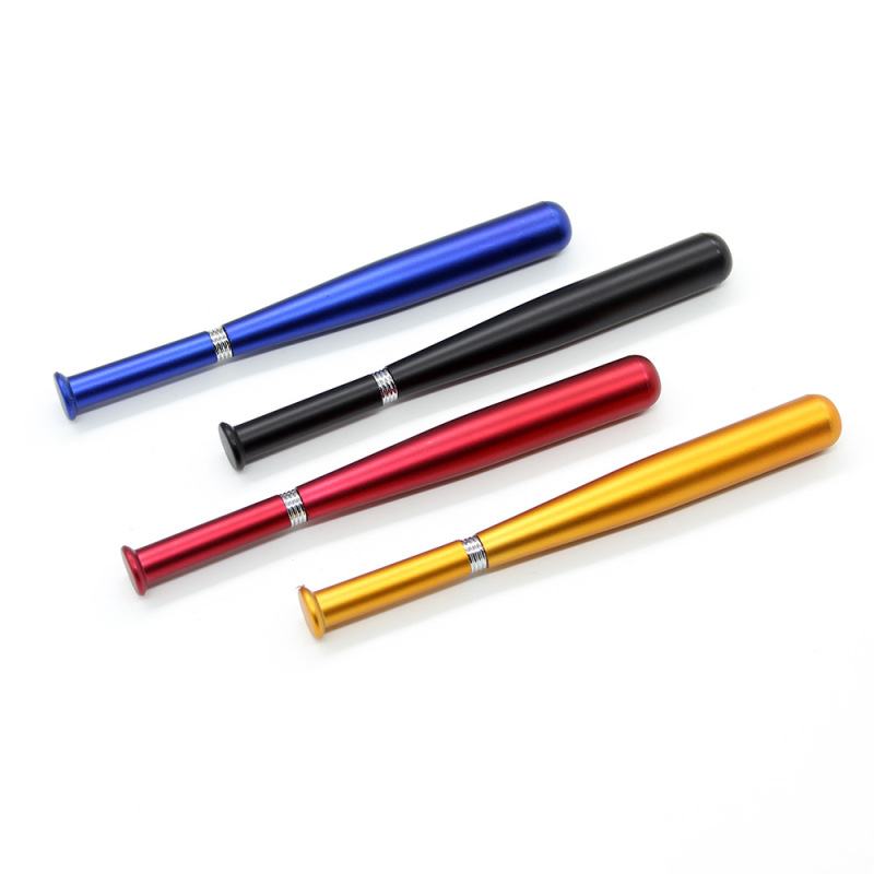 Baseball Bat Ballpoint Pens w/ Black Gel Ink, Baseball Gifts