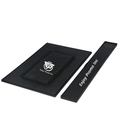 Custom Rubber Bar Service Spill Mat, Assorted Sizes & Colors
