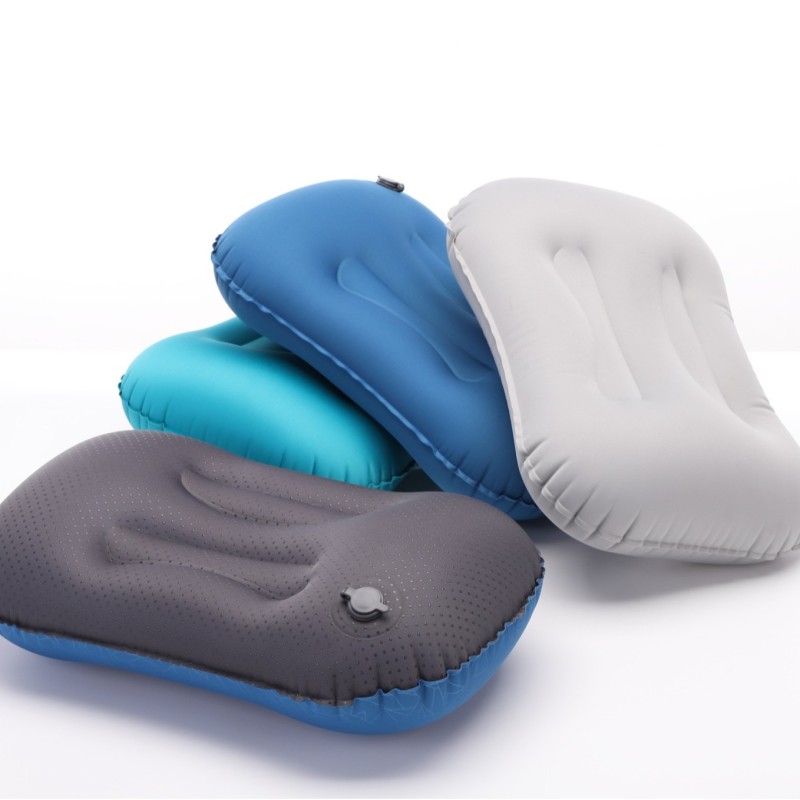TPU Square Inflatable Neck Pillow for Camping & Travel