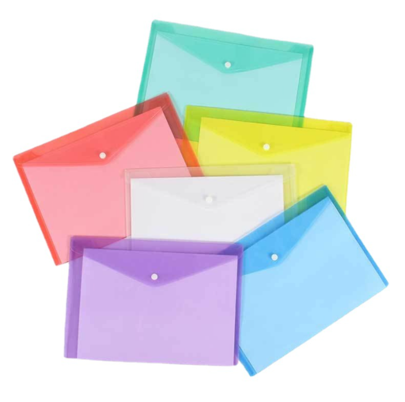 Plastic Envelop Bag with Snap Button
