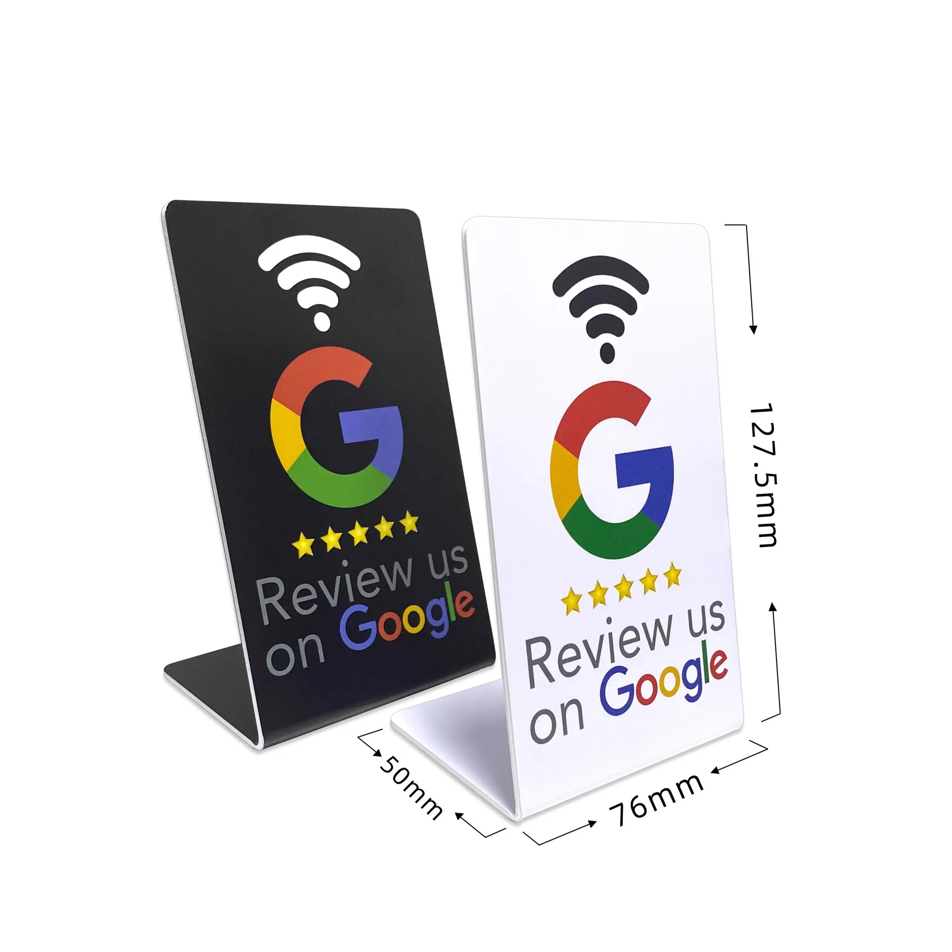 Social Media Sign NFC Plate-All-in-One QR Code Display