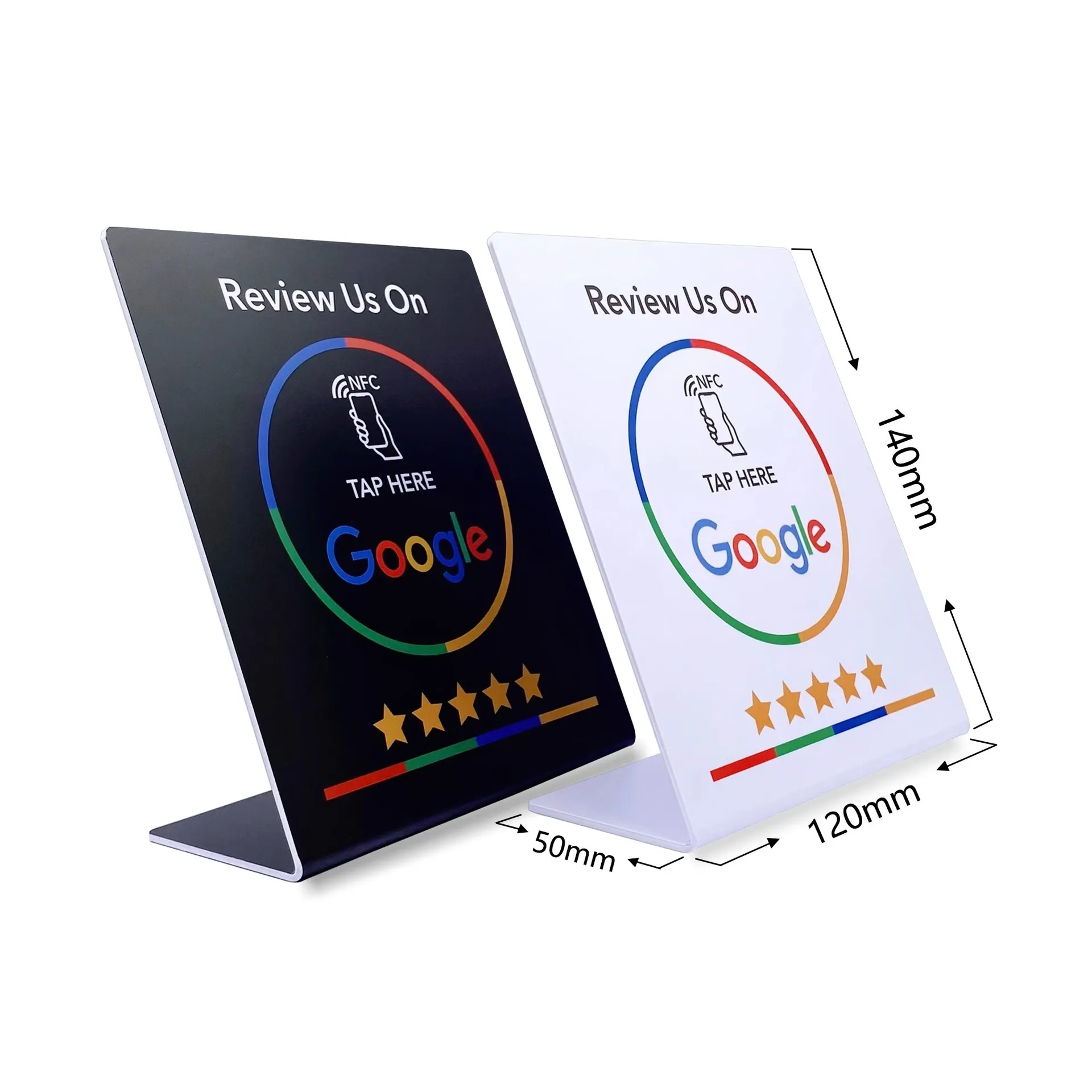 Social Media Sign NFC Plate-All-in-One QR Code Display