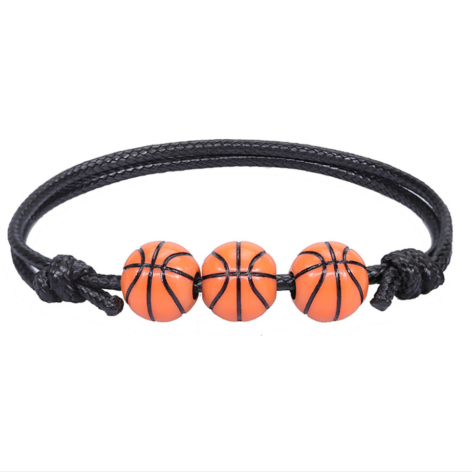 Basketball/Football/Soccer/Baseball/Rugby Beads Bracelet