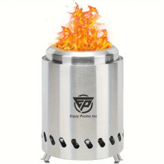 5.5″Smokeless Fire Pit,Portable Stove for Backyard& Camping