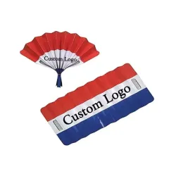 Foldable Cheering Paper Clapper-3-in-1 Banner, Noisemaker