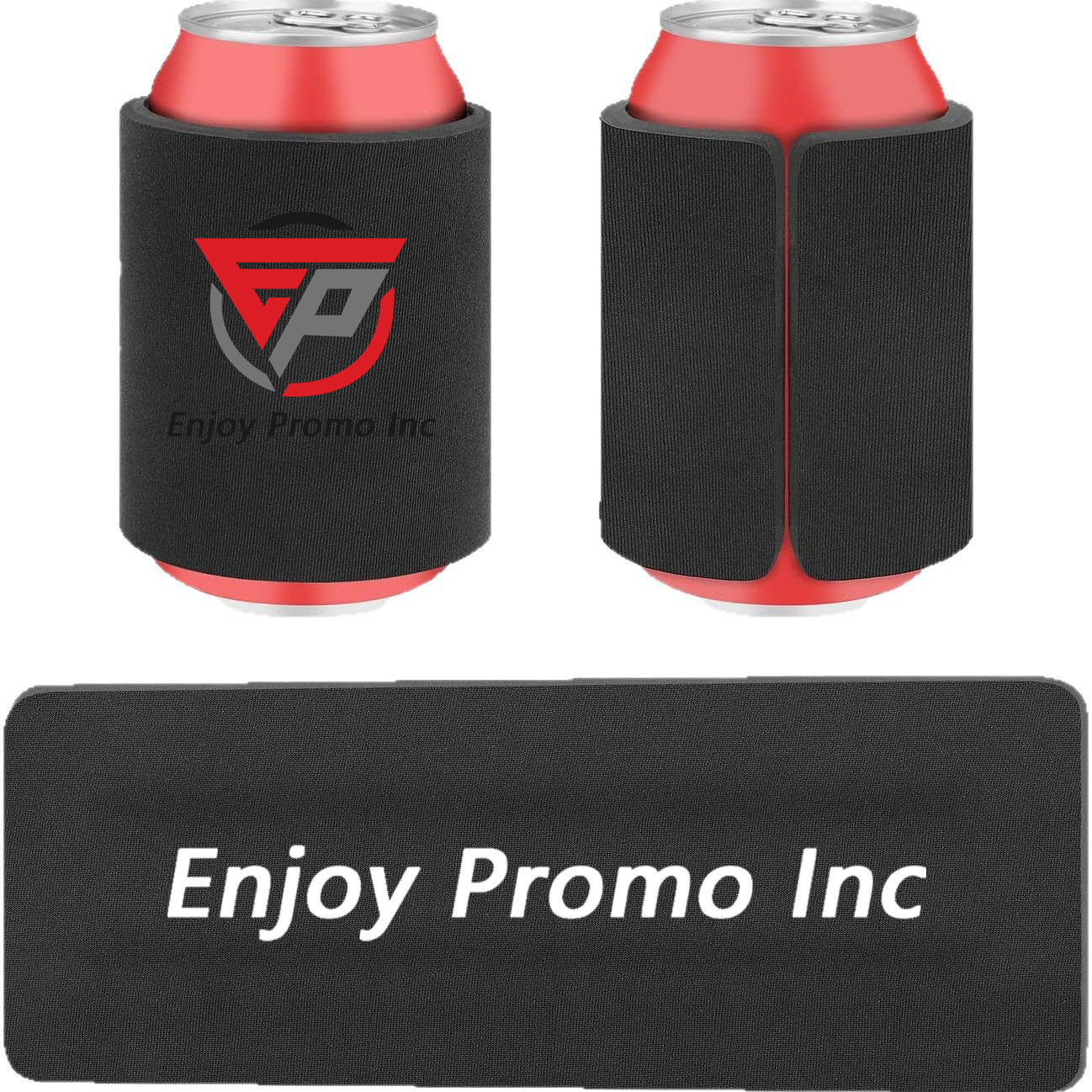 12oz Slap Wrap Can Cooler/Collapsible Drink Insulator Sleeve