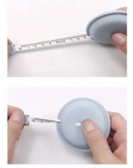 Mini PU Soft Automatic Retractable Tape Meas