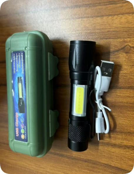 Mini LED Camping Pocket Flashlight with Side Light