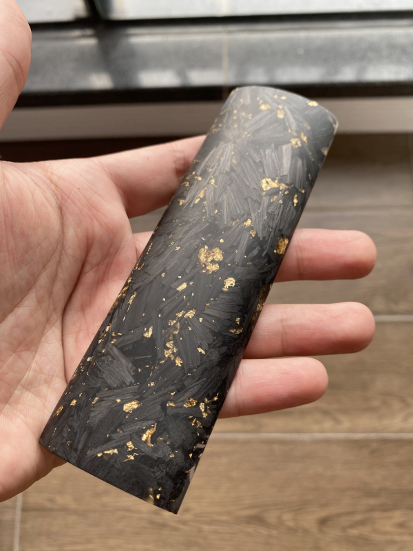 Gold Shreded Carbon Fiber