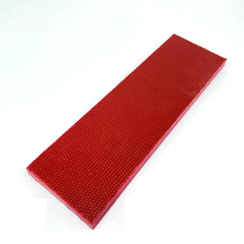 Red Canvas Micarta Knife Handle Scales Unique Set of Waterproof Handle  Material in Red Mosaic Roll Pattern for Your Next Diy Project 